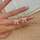 Star & Pearl Earrings